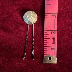 2/$15 Hair pin with vintage earring